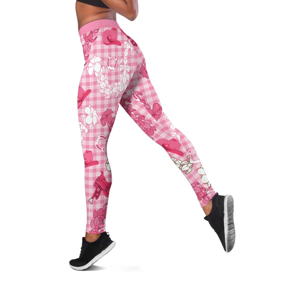 Paniolo Palaka Hawaiian Cowgirl Leggings - Polynesian Pride
