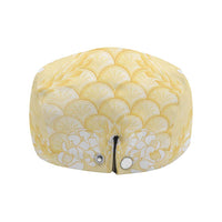 Pastel Yellow Mermaid Puakenikeni Maile Lei Jeff Hat