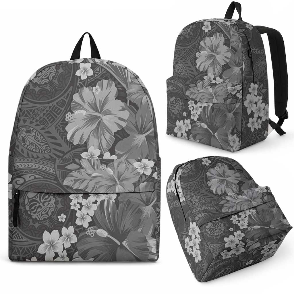 Pauli Hawai'i Hibiscus Backpack Polynesian Tribal Tattoo Pattern Floral Elements