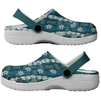 Pikake Maile Tiare Lei Clogs Shoes Polu Lauhala Pattern