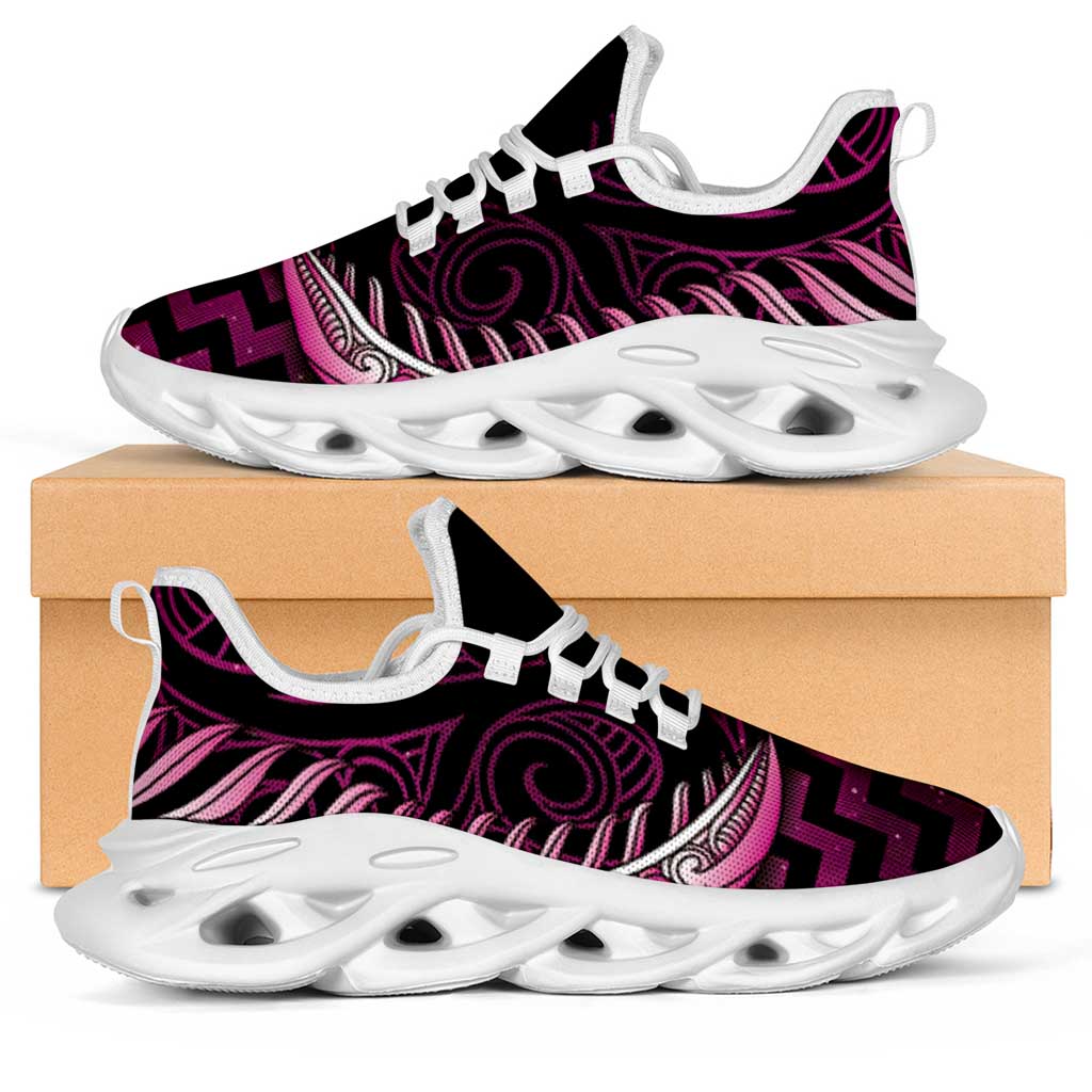 Pink Matariki New Zealand Clunky Sneakers Maori Poutama Galaxy Vibes