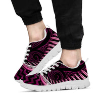 Pink Matariki New Zealand Sneakers Maori Poutama Galaxy Vibes