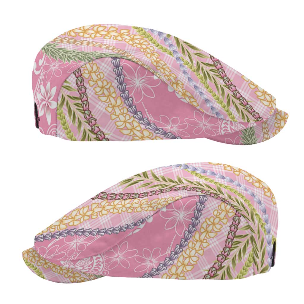 Pink Palaka Hawaii Leis Jeff Hat Hawaiian-plaid Elegant Tropical Vibes - Polynesian Pride
