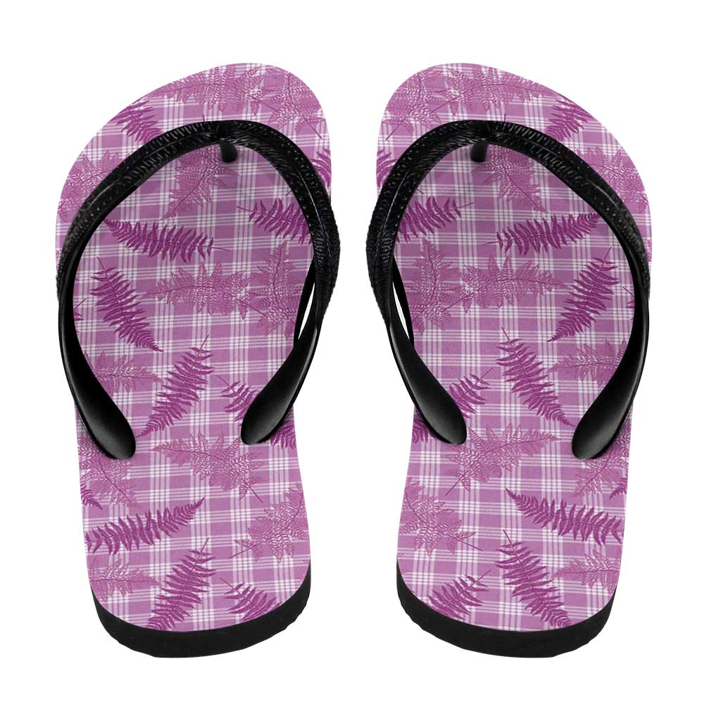 Pink Palaka Hawaii Palapalai Flip Flops Hawaiian Fern