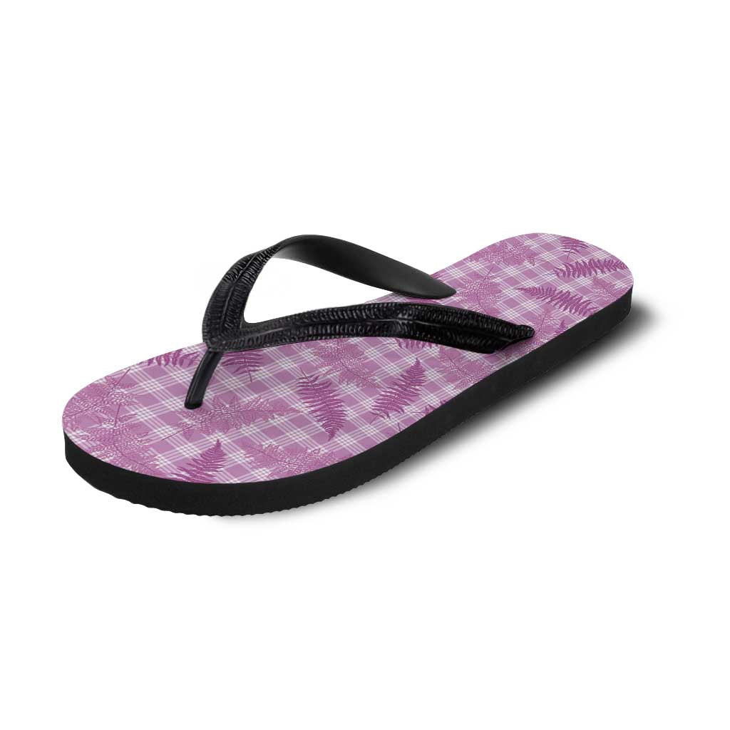Pink Palaka Hawaii Palapalai Flip Flops Hawaiian Fern