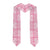Pink Palaka Quilt Hawaii Graduation Stole Traditional Hawaii-plaid Pattern - Polynesian Pride