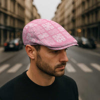 Pink Palaka Quilt Hawaii Jeff Hat Traditional Hawaii-plaid Pattern - Polynesian Pride