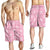 Pink Palaka Quilt Hawaii Shorts for Men Traditional Hawaii-plaid Pattern - Polynesian Pride