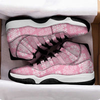 Pink Palaka Quilt Hawaii Sneakers J11 Traditional Hawaii-plaid Pattern LT14 - Polynesian Pride