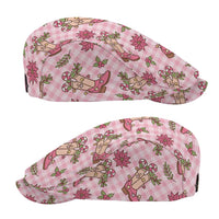 Pink Paniolo Palaka Hawaiian Cowgirl Christmas Jeff Hat LT9 - Polynesian Pride