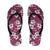 Piqi Bula Fiji Flip Flops Fijian Tapa Seamless Hibiscus - Polynesian Pride