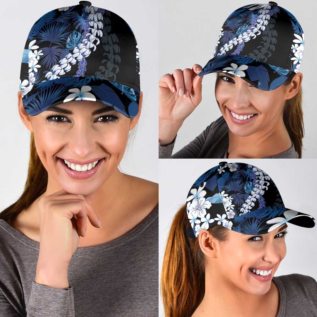 Polu Aloha Hawaii Lei Classic Cap Tropical Flowers Elegant Vibe LT14