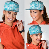 Polu Aloha Hawaii Snapback Cap Plumeria Lei With Palaka Motif LT14 - Polynesian Pride