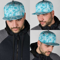 Polu Aloha Hawaii Snapback Cap Plumeria Lei With Palaka Motif LT14 - Polynesian Pride
