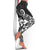 Polynesia Leggings Plumeria Black Curves