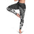 Polynesia Leggings Plumeria Black Curves