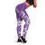 Polynesia Leggings Plumeria Purple Curves