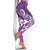 Polynesia Leggings Plumeria Purple Curves
