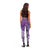Polynesia Leggings Plumeria Purple Curves