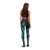 Polynesian Pride Leggings Turtle Hibiscus Luxury Style - Aquamarine - Polynesian Pride