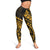 Polynesian Pride Leggings Turtle Hibiscus Luxury Style - Merigold - Polynesian Pride
