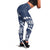 Polynesian Pride Leggings Turtle Hibiscus Luxury Style - Navy - Polynesian Pride