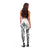 Polynesian Pride Leggings Turtle Hibiscus Luxury Style - White - Polynesian Pride