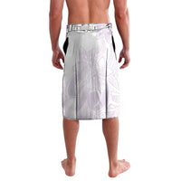Polynesian Tribal Plumeria Lotu Tamaiti Lavalava Pastel Mauve - Polynesian Pride