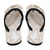 Polynesian Tropical Flowers Beige Pastel Vibes Flip Flops - Polynesian Pride