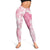 Polynesian Women's Day Leggings Plumeria Passion - Pink LT07