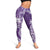 Polynesian Women's Day Leggings Plumeria Passion - Purple LT07