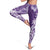 Polynesian Women's Day Leggings Plumeria Passion - Purple LT07