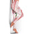 Polynesian Women's Day Wahine Leggings Plumeria Marble Glaze - Pink LT07