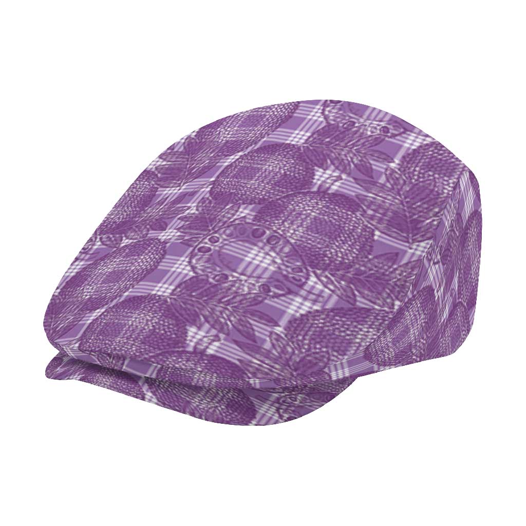 Poni Hawaii Breadfruit Palaka Motifs Jeff Hat