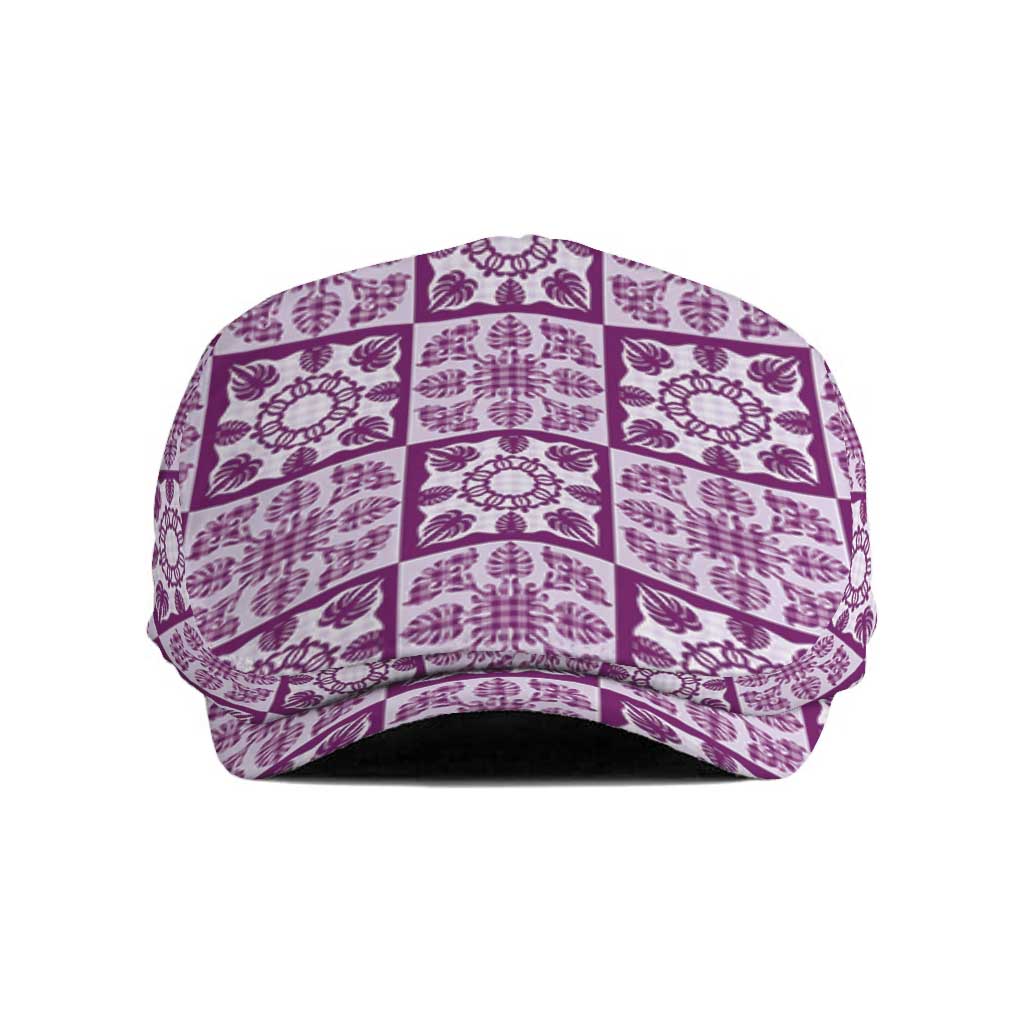 Poni Palaka Quilt Hawaii Jeff Hat Hawaiian Tropical Monstera Sea Turtle