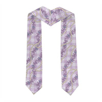 Pua Kalaunu Lei Graduation Stole Palaka Pattern