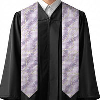 Pua Kalaunu Lei Graduation Stole Palaka Pattern