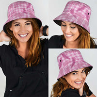 Purple Palaka Hawaii Palapalai Bucket Hat Hawaiian Fern
