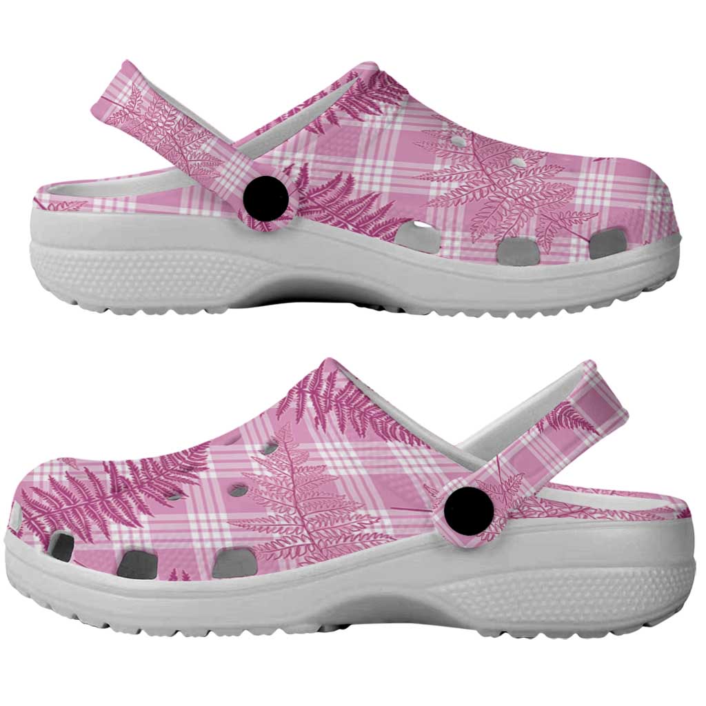 Purple Palaka Hawaii Palapalai Clogs Shoes Hawaiian Fern