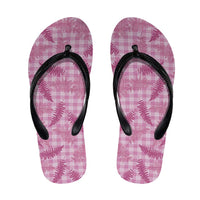 Purple Palaka Hawaii Palapalai Flip Flops Hawaiian Fern