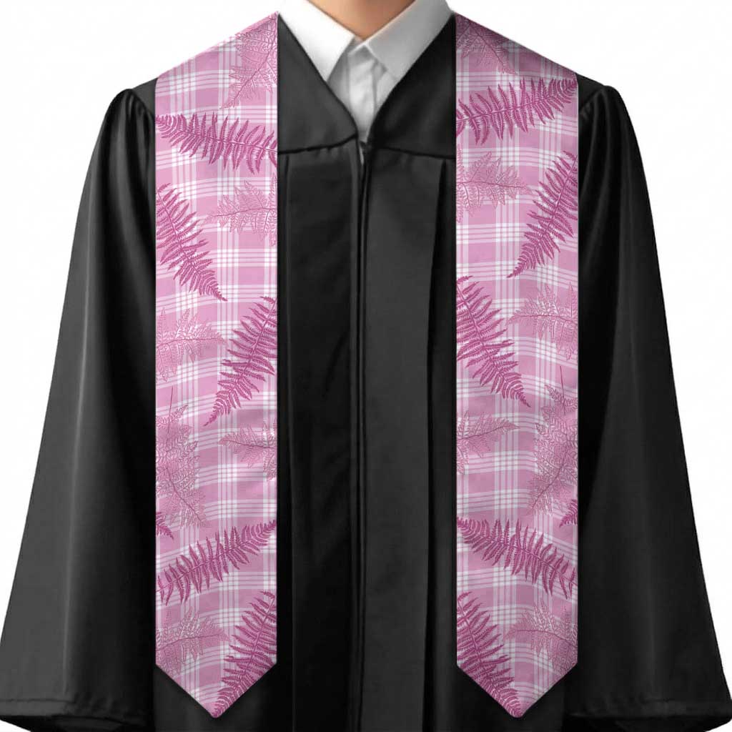 Purple Palaka Hawaii Palapalai Graduation Stole Hawaiian Fern
