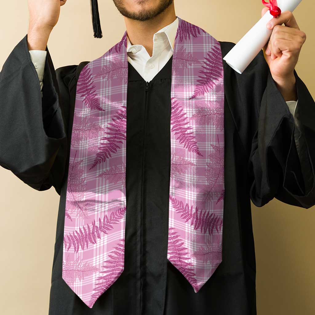 Purple Palaka Hawaii Palapalai Graduation Stole Hawaiian Fern