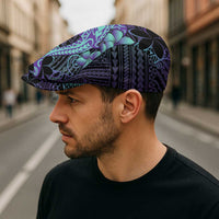 Purple Paradise Hawaii Jeff Hat Hammerhead Shark Tattoo Curve Polynesian - Polynesian Pride
