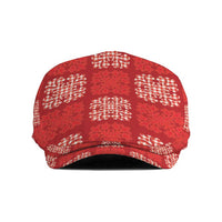 Red Palaka Quilt Hawaii Jeff Hat Traditional Hawaii-plaid Pattern LT14 Red - Polynesian Pride