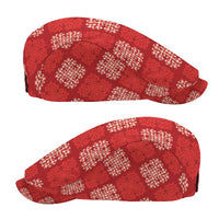 Red Palaka Quilt Hawaii Jeff Hat Traditional Hawaii-plaid Pattern LT14 - Polynesian Pride