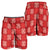 Red Palaka Quilt Hawaii Shorts for Men Traditional Hawaii-plaid Pattern - Polynesian Pride