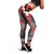 Red Taniko Aotearoa Leggings Niho Taniwha Mix Poutama LT14