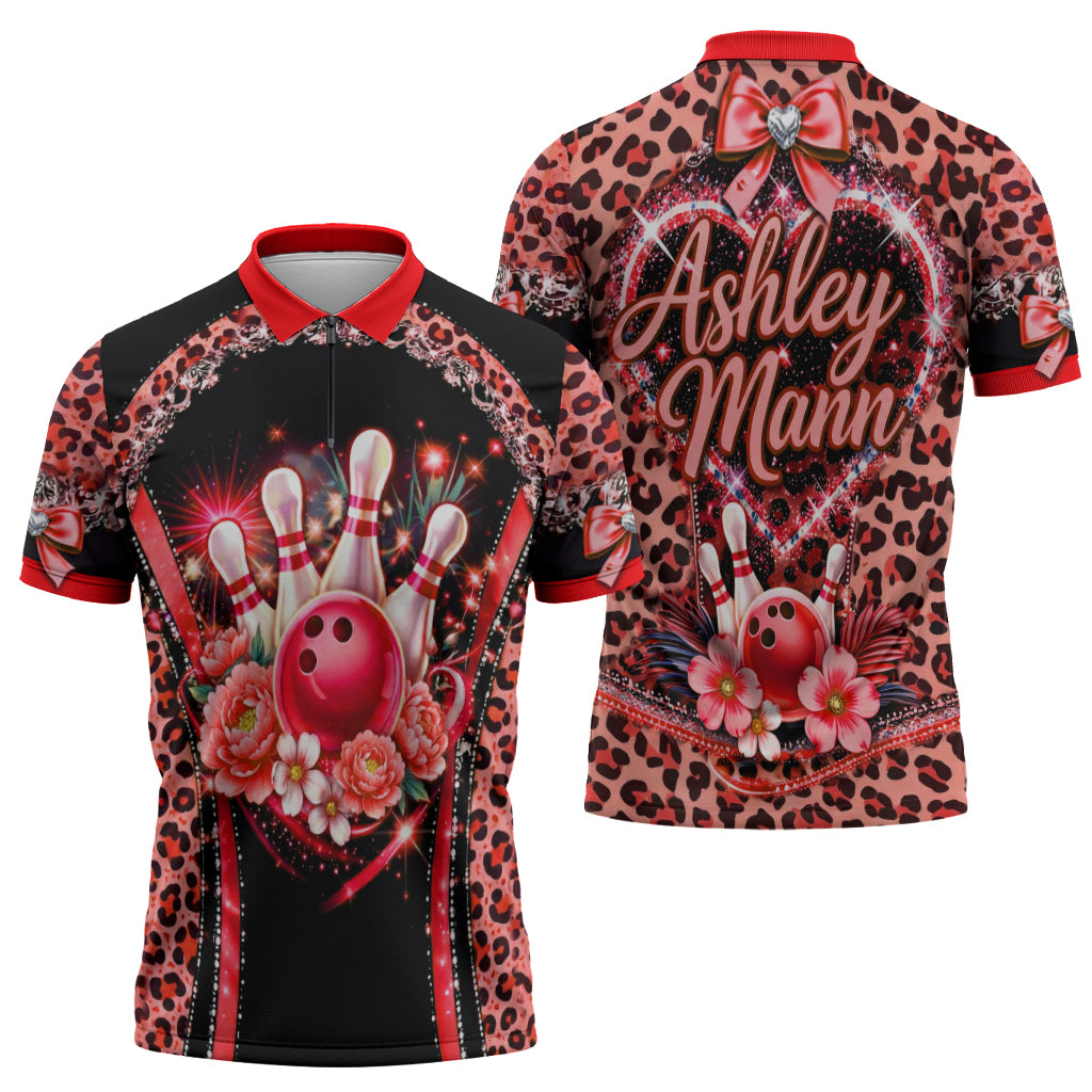 CUSTOMER REQUEST - Mann - 17/03/2026 - Zipper Polo Shirt Red - LT03