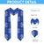 Royal Blue Palaka Quilt Hawaii Graduation Stole Traditional Hawaii-plaid Pattern - Polynesian Pride