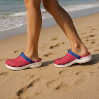 Samoa Clogs Shoes Heritage Palette Flag-Inspired - Polynesian Pride